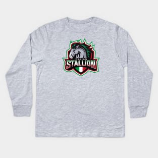 Italian Stallion Kids Long Sleeve T-Shirt